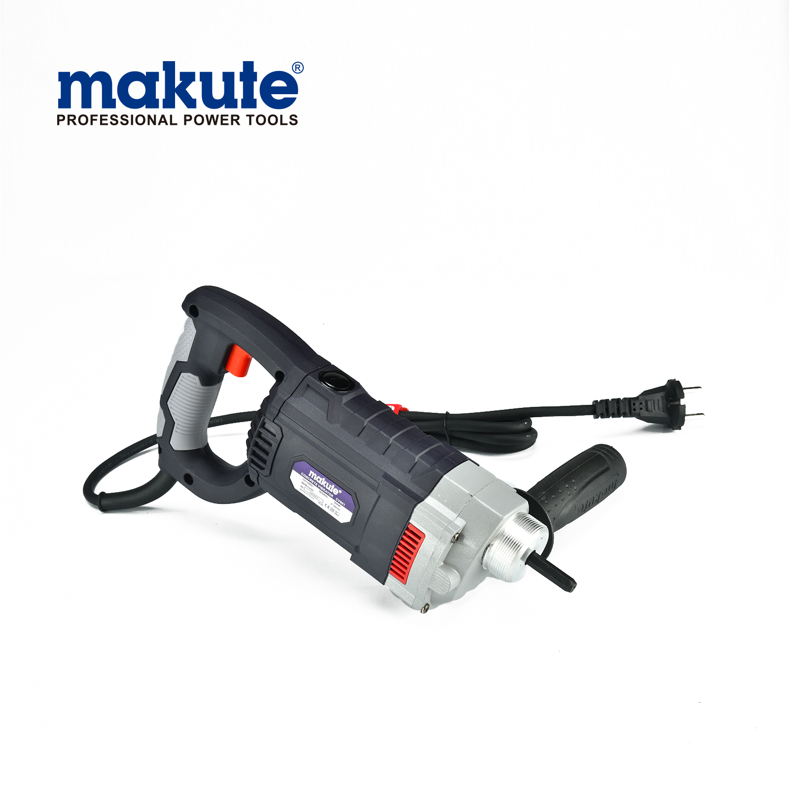 Vibrador de hormigón portátil de mano de alta calidad Makute con nuevo motor eléctrico