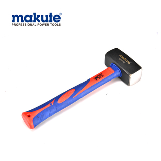 MK121110 fabricante profesional martillo fuerte de piedra de acero al carbono con juego de martillos de mango largo Flbreglass
